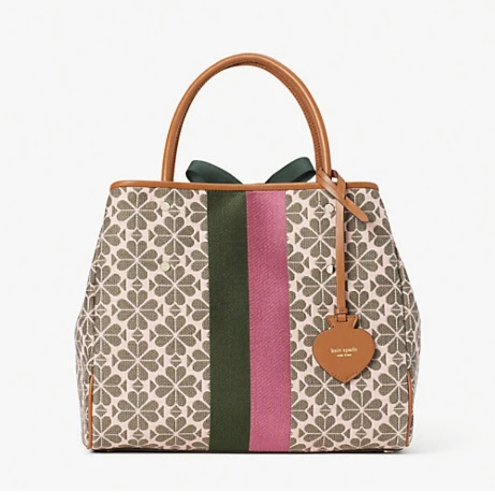 Kate Spade Flower Jacquard Medium Tote